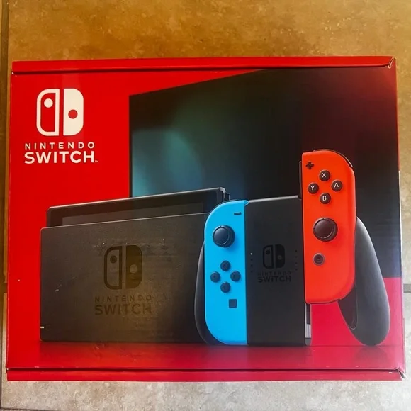 Nintendo Switch Console - Vivid Red and Blue
